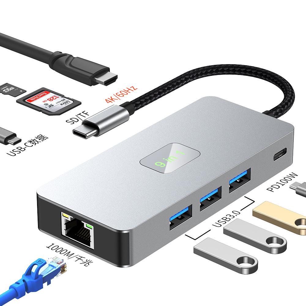 Многоэкранная USB-C док-станция 11-в-1 4K60Hz для ноутбуков