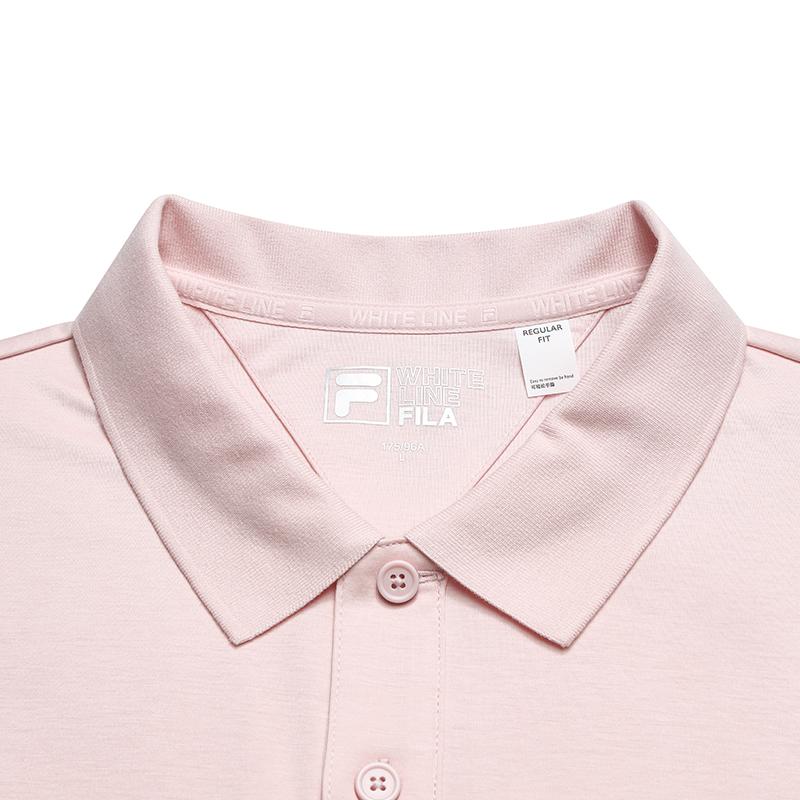 Fila Белый Модный Простой Классический Повседневный Универсальный Удобный Логотип Бренда Вязаный Поло с Коротким Рукавом Мужские Топы Оранжевый Серый Розовый F51M623101FPK