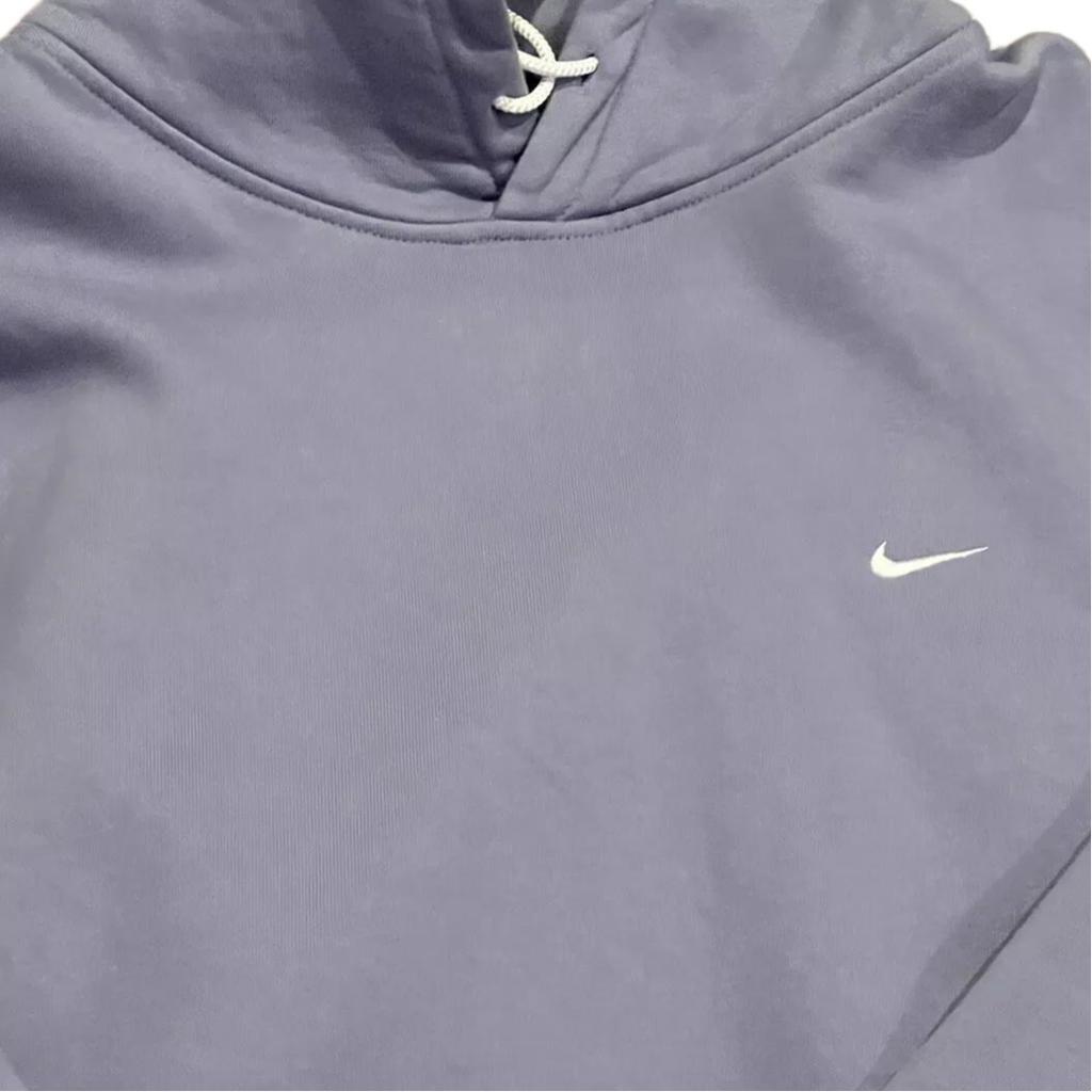 Nike Свитшот с капюшоном и логотипом, длинный рукав, мужская толстовка, фиолетовый CZ5350-512