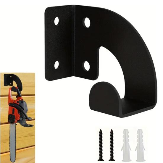 Подвеска для бензопилы Прочная несущая Простая установка Сверхпрочная Настенный держатель для бензопилы Стойка для цепной пилы
