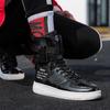 High Top Buckle Lovers Breathable Casual Sneakers Zapatillas Personality Street Style Couple Shoes