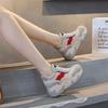 Новые индивидуальные спортивные туфли в цветном исполнении для студентов, уличные, повседневные, маффины, толстая подошва, скрытый каблук, папины туфли