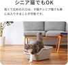HY CAT Большой кошачий туалет Большой 26 см x 33 см Высокий Низкий Вход OFT Коробка, Размер, Защита от брызг, (W) (D), Кошка, Большая, Цельнолитая, (Серый)