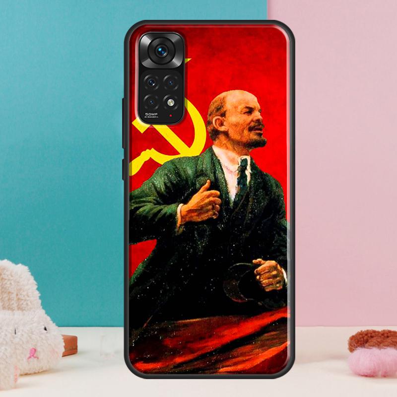 Чехол с флагом Советского Союза Ленина для Xiaomi Redmi Note 14 12 11 9 10 13 Pro 9S 10S 11S 12S Redmi 13C 10C 12C 14C