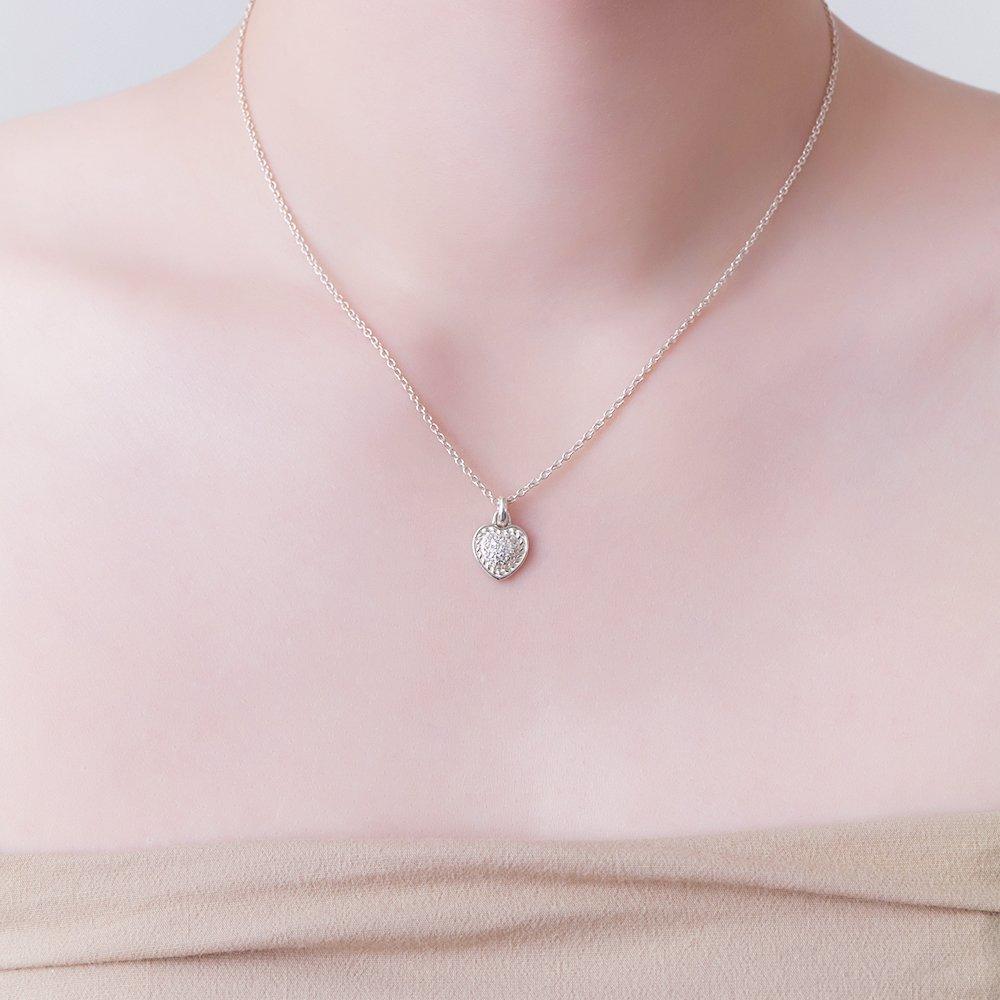 Silver 925 Lock-in Heart Pendant