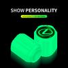 Interior Stickers 4PCS Luminous Car Tire Valve Caps Fluorescent Night Glow Decor For Lexus F-SPORT ES RX NX LS UX LM LX GX LC RZ ysbn77