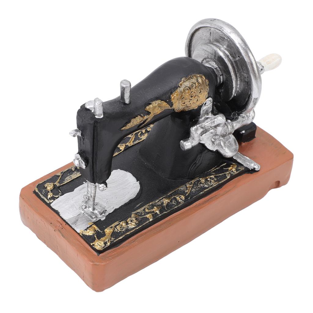Винтажная швейная машинка, украшение в европейском стиле, ретро, смоляная мини-фигурка для швейной машинки, украшения для