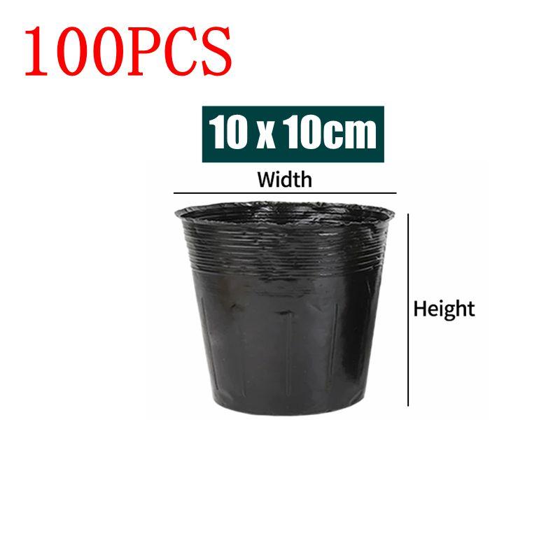 10/100PCS Garden Seedling Planting Cup Disposable Plants Nursery Pots Nutrition Bag Seed Pots Flowerpot Garden Accessories