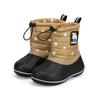 Праздничные водонепроницаемые зимние ботинки Celebre moz Kids, короткие ботинки для девочек и мальчиков, теплые ботинки-бобы, резиновые сапоги, верблюжий, размер 19 см