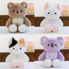 Plush Teddy Bear Toy Playful Running Animal Stuffed Doll Girls Birthday Gift