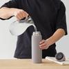 Zojirushi Water Bottle Stainless Steel Mug Large Capacity 1.0L [Recommended for Exercise] Handle Screw Dishwasher Safe Seamless 2 Care Points Mineral