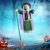 2026 Halloween Flying Witch Decor Flying Witch Outdoor Halloween Decorations Scary Props Holiday Ornament For Indoor Tree Porch