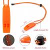 Plastic Camping Survival Whistle Set - Outdoor Field Sports Life-Saving Mini Whistle