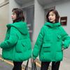 Short Cotton Jackets for Women Autumn Winter Large Size Loose Hooded Coats Female Solid Color Casual Warm Coats