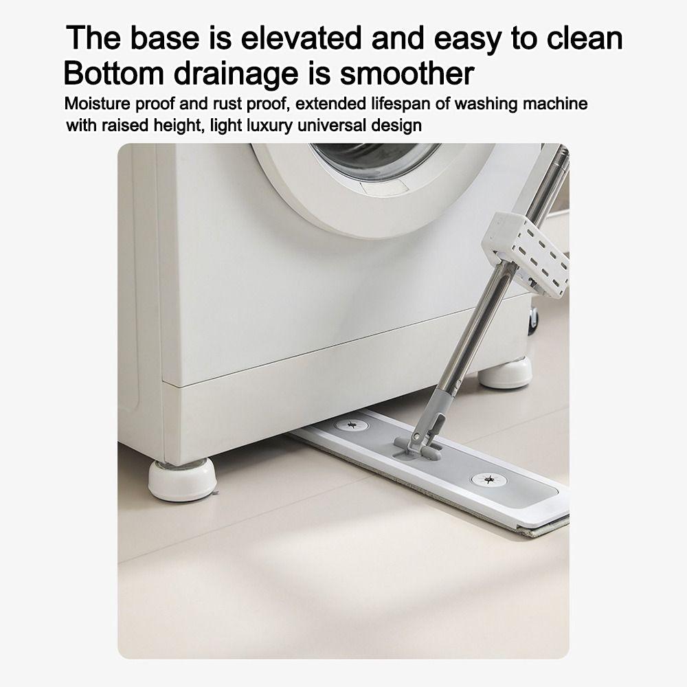 4PCS Suction Cup Washing Machine Foot Mat Anti-slip Furniture Lifting Foot Base Universal