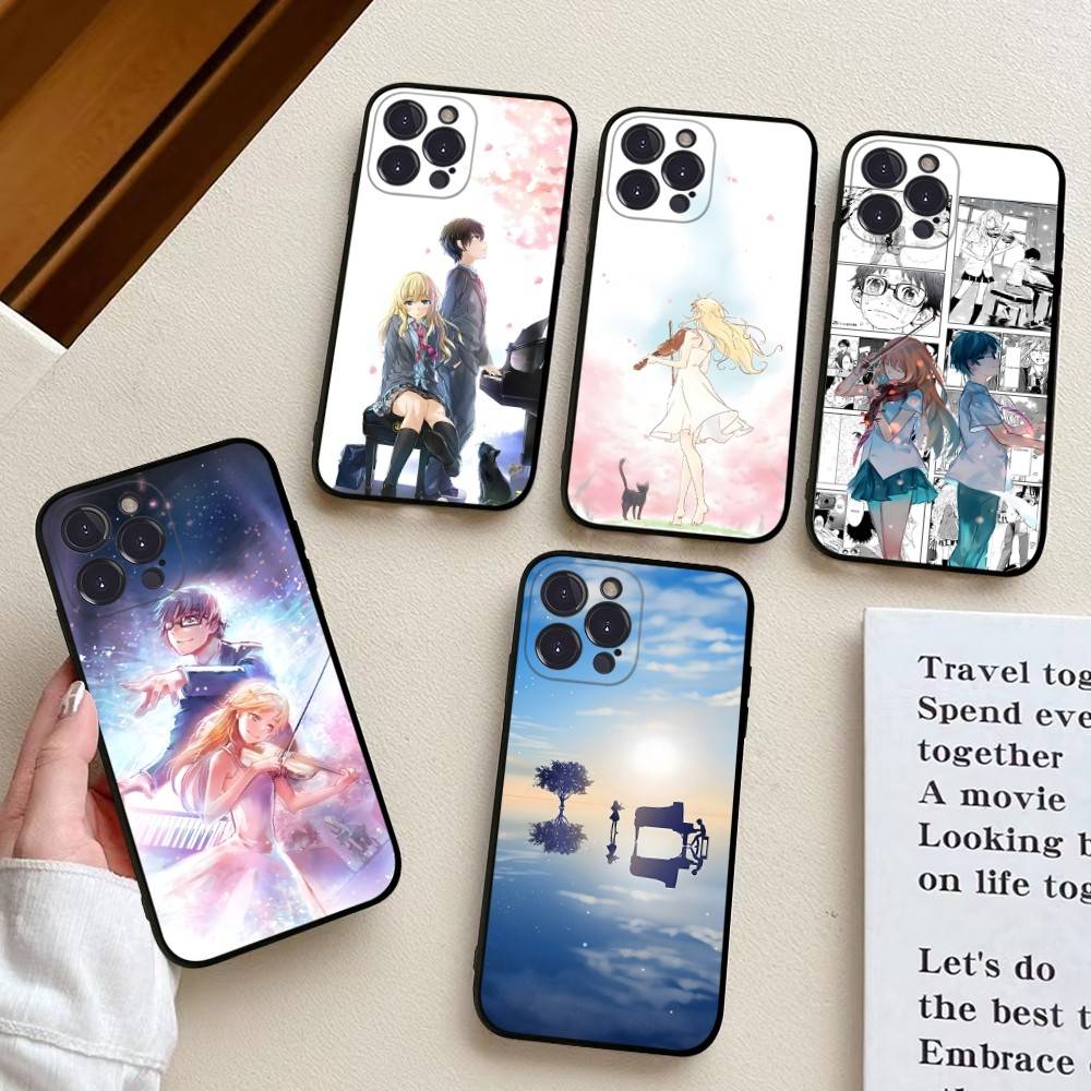 Чехол для телефона «Твоя апрельская ложь» для IPhone 17 16 15 14 11 12 13 Pro Max Plus Mini Мягкая задняя крышка