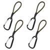 Nalaina Stretch Cord Hook of Stretch Cord Tent Hook Tarp Parts Installation Tent Camping Outdoor Rope Hook Camping Equipment (Set 4)
