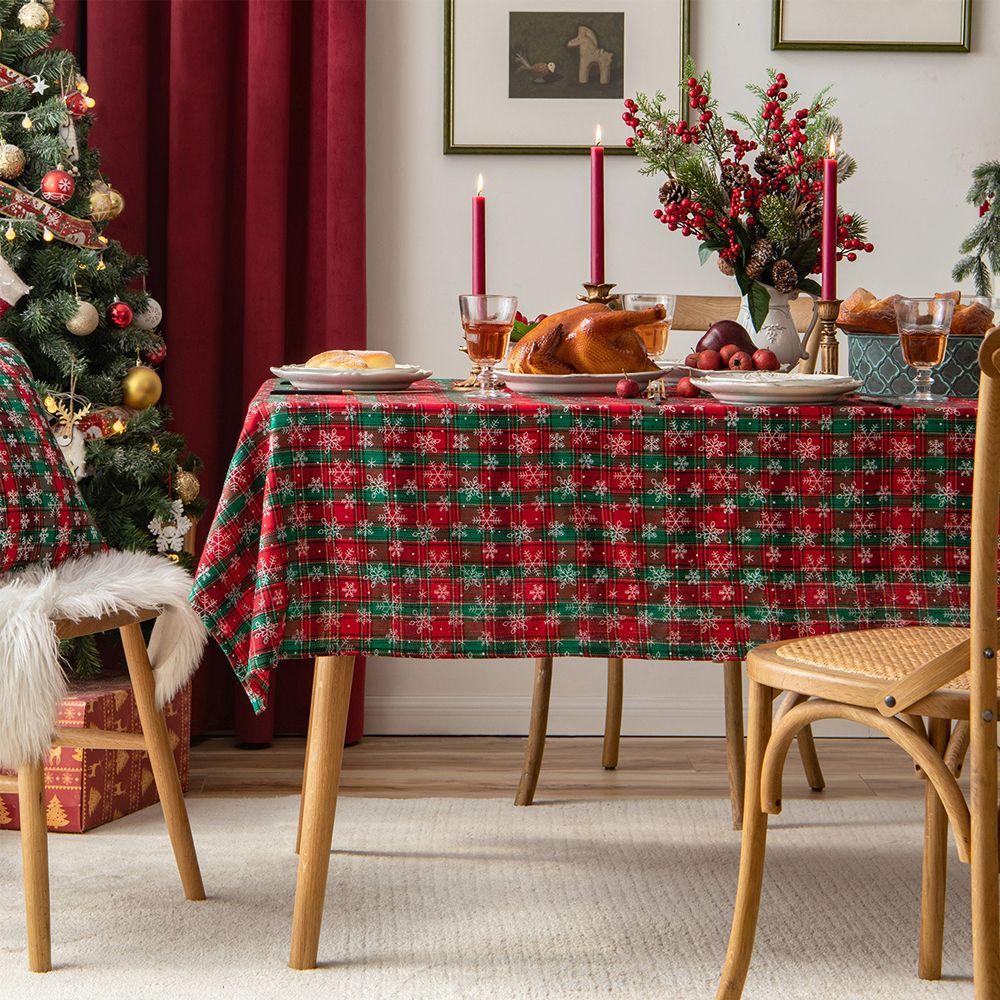 for Table Dining Room Dining Tablecloths Christmas Decorations Christmas Tablecloth Table Cover