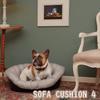 Farplast Dog Plastic Bed Siesta DX4 Чехол для подушки Диванная подушка 4 Серо-бежевый