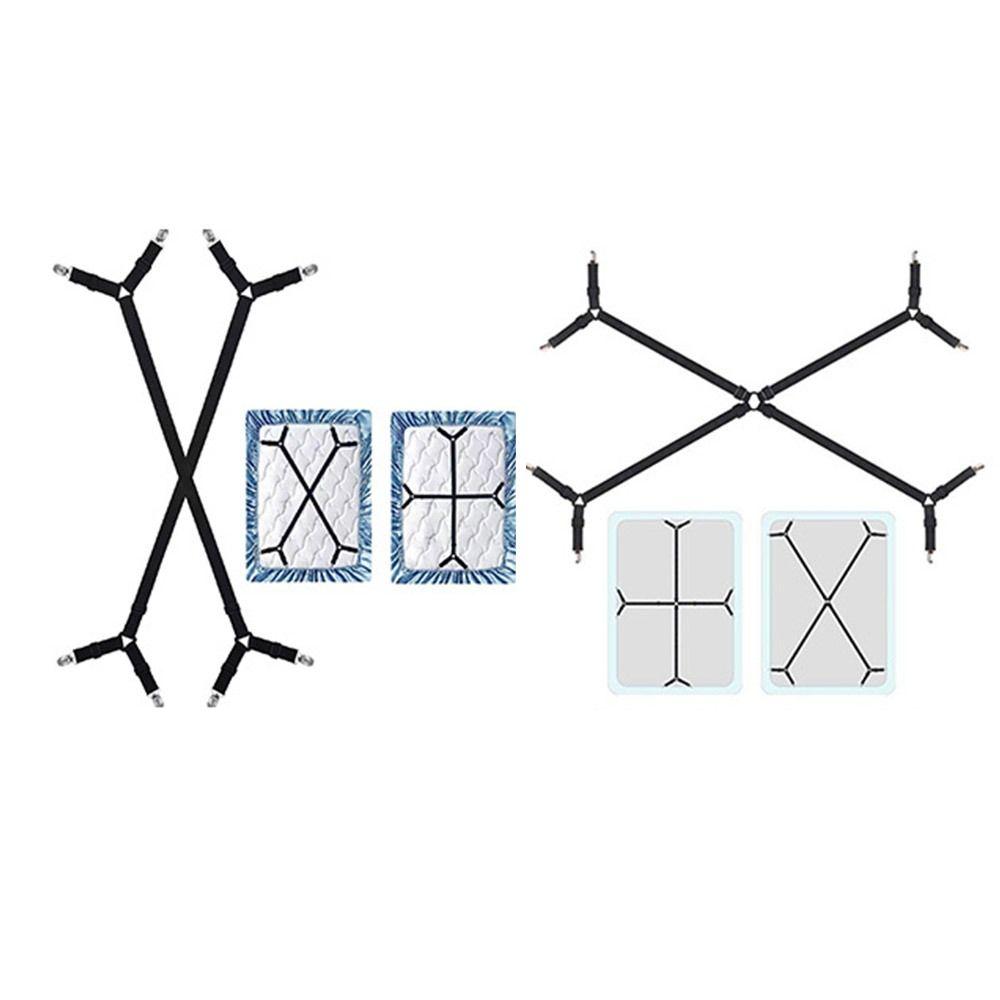 Non-Slip Bed Sheet Holder Adjustable Fixing Strap Grippers Durable Clothes Pegs  Blankets