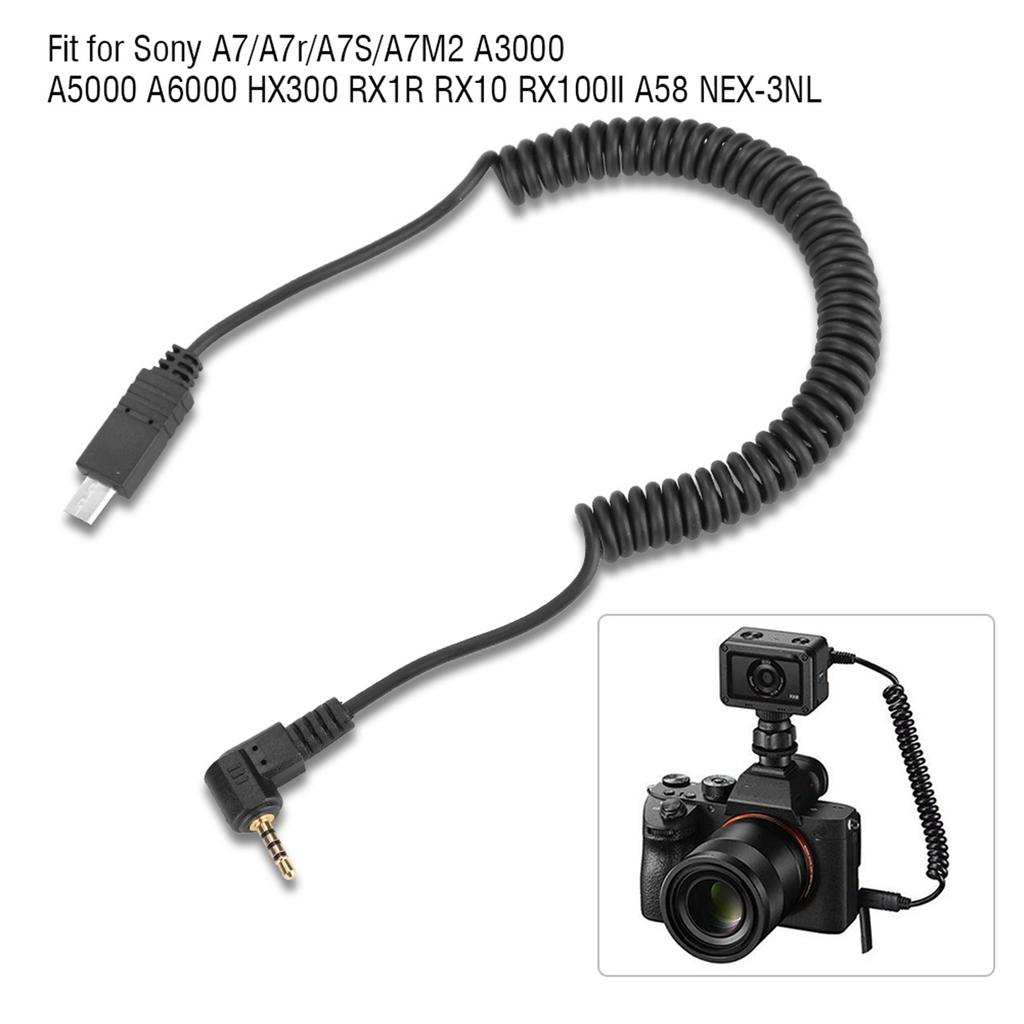 2.5mm S2 Remote Connect Cable for A7 A7R NEX‑3NL A6000 A58 HX300 RX100N