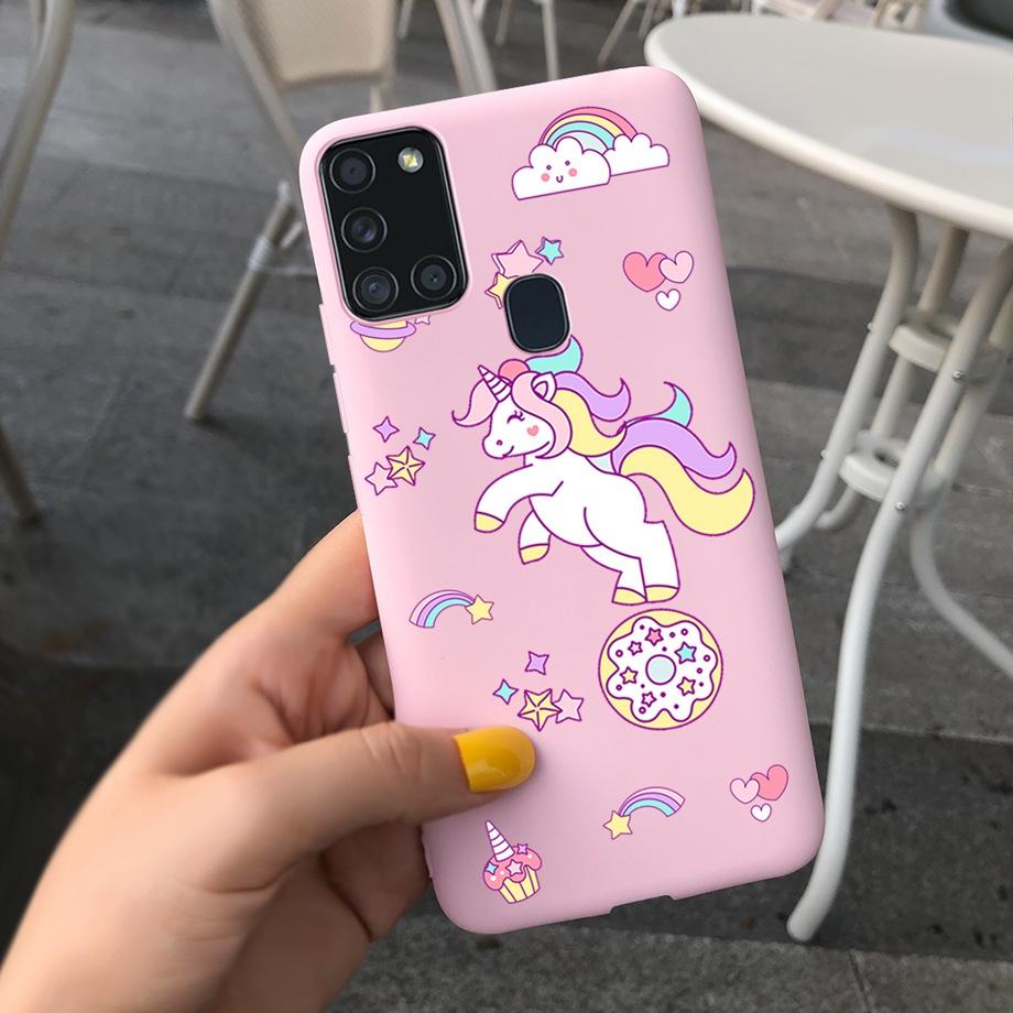 Sunflowers Daisy Shap-on Case For Samsung A21s Case Samsung Galaxy A21S A 21S A21 S A217F Cover Dustproof Silicone Bumper Coque