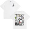Summer Singer Camilo La Tribu Album Letter Printed Tshirt Mens Fashion Retro Gothic Tshirt High Quality 100 Cotton Tshirt