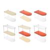 Organizer Acrylic Tray Makeup Perfume Stand Vanity Shelf Cosmetic Rack With Iron Body And