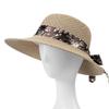 Summer New Fashion Women's Sun Hat Vintage Straw Ribbon Wide Hat Casual Bucket Accessories Lafi C8S0