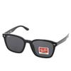 RayBan Однотонные Красивые Солнцезащитные очки с Большой Оправой из Листового Черного Инжекционного Литья Неправильной Формы Женские