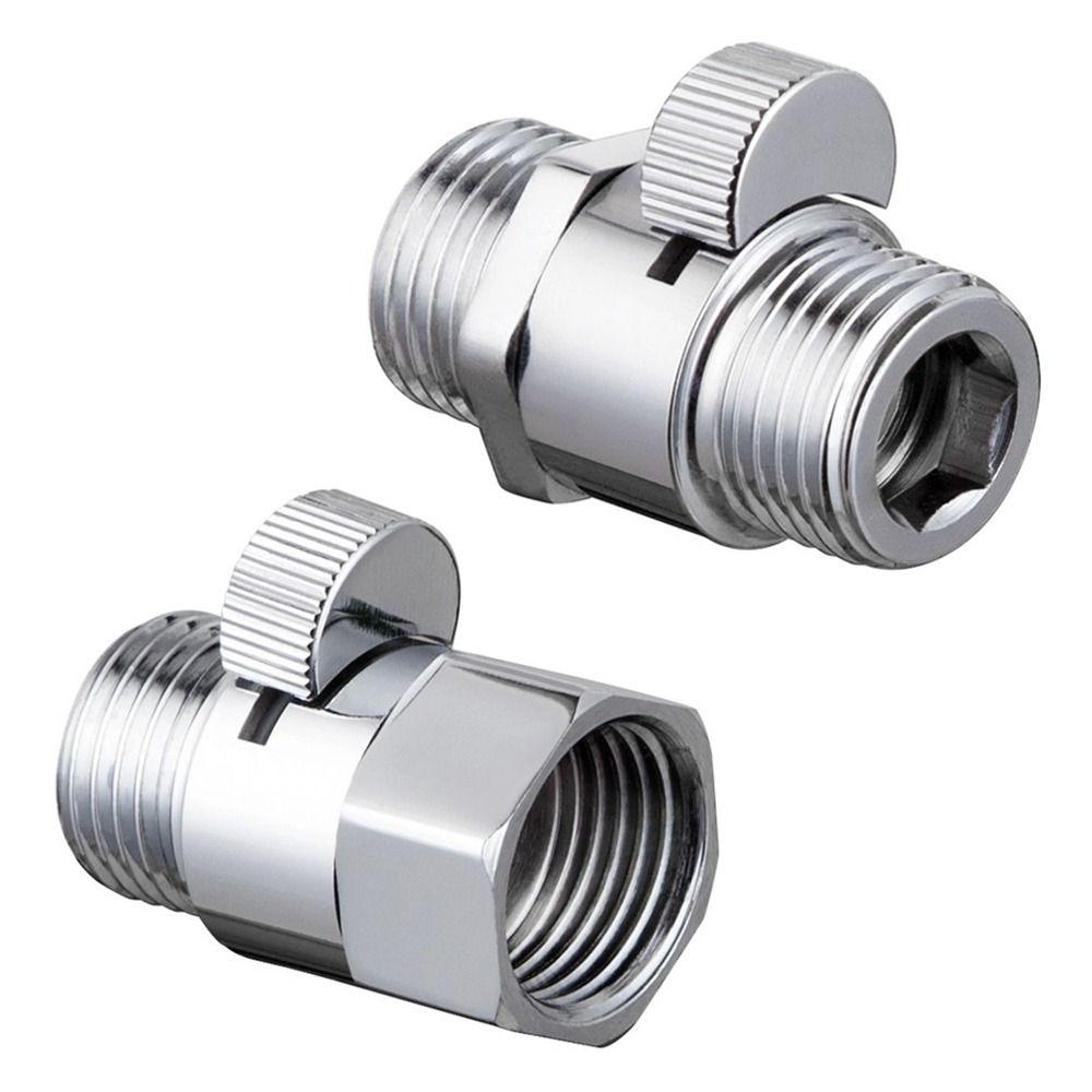 Женский Мужской Душевой Переключатель Латунные Клапаны Регулировки Потока Воды Биде Спрей