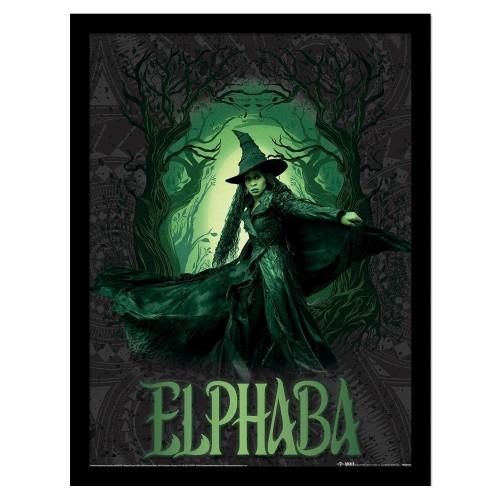 Wicked Elphaba Glow Framed Poster