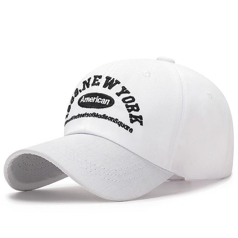 Korean Style Women's Duckbill Cap with "MY" Embroidery - Spring/Autumn Fashion, Casual Baseball Hat for Outdoor Sunshade.