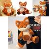 Running Fox Stuffed Animal Plush Toy For Girls Sleep Aid Birthday Gift