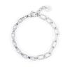 Браслет Jbans Classic Ellipse Box Chain Mix из хирургической стали (C2203-Ac935_Sv)
