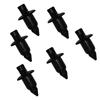 10/50Pcs 6mm Black Rivet Fairing Body Trim Panel Fastener Screw Clips For Honda ATV Motorcycle Accessories Auto Fastener & Clips