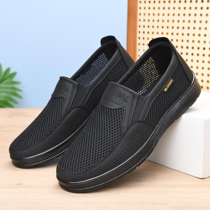 Men's Summer Casual Mesh Slip-On Shoes - Breathable, Soft Sole, Comfortable for All-Day Wear