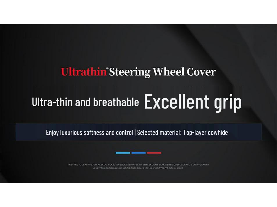 Suitable for Ideal One: Genuine Leather Steering Wheel Cover for L7/L6/L8/L9 - Special Car Interior Accessory