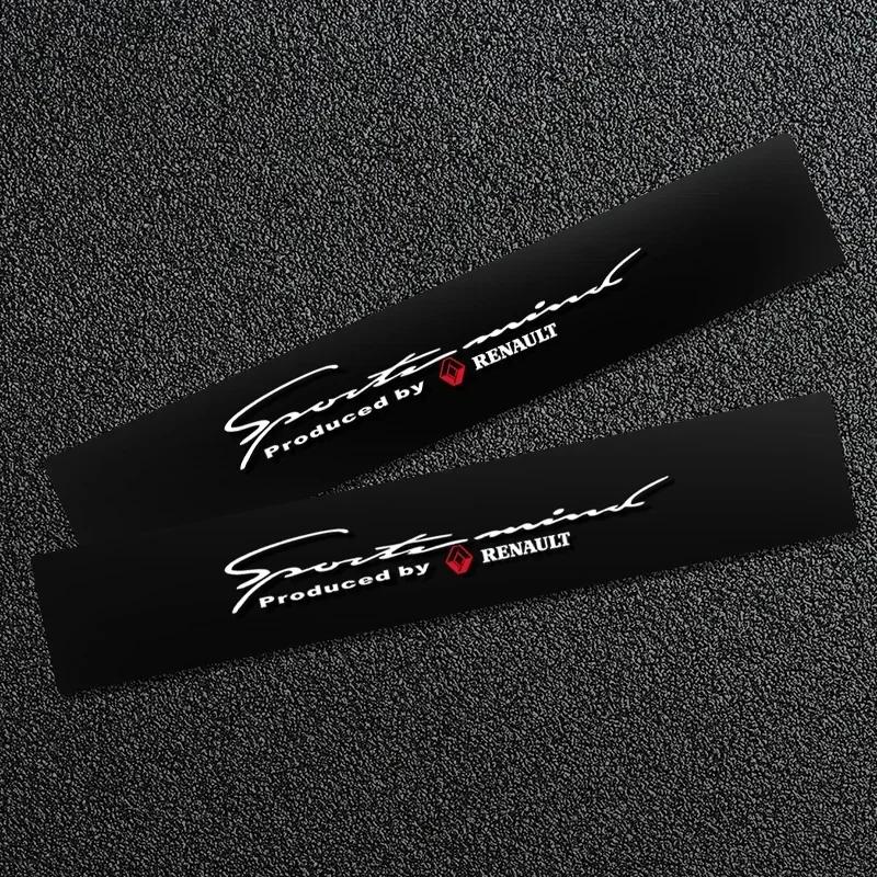 Car Front Windshield Sticker Decal Decoration For Renault Megane 1 Scenic Logan Laguna Espace Symbol Clio 4 RS Dacia ZOE Koleos ZZ29