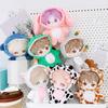 10cm Cotton Doll Starfish, Rabbit, Dinosaur, Fawn, Shark Onesie Clothing Set