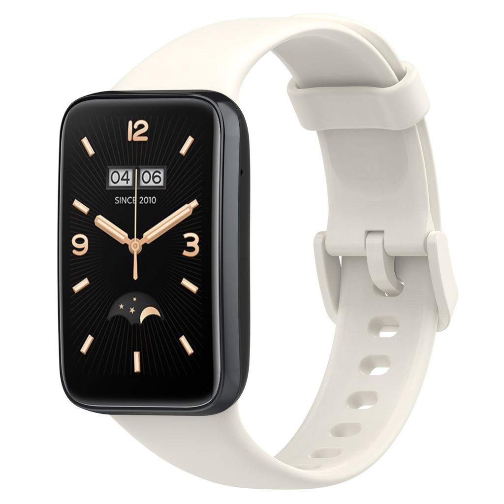 For Xiaomi Mi Band 7 Pro Solid Color Silicone Watch Band Replacement Smart Wear Watch Parts