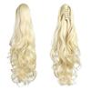 Synthetic Wavy Claw Clip In Hair Extension Pony Tail Heat Resistant Natural Wave False Hairpiece