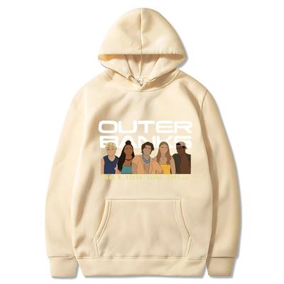 Женская толстовка с длинными рукавами Outer Banks Hoodie Sweatshirt Graphic Anime Print Pullover Hoodies Women Clothing