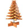 Wooden Christmas Tree for Decorating 80 cm Solid Pine Wood