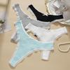 Women's CottonThongs Women's Sexy Lace Seamless Large Size T Back Underwear Panties Thong