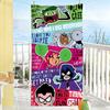 Мультяшное полотенце T-teen T-titans для сушки тела, банное полотенце, подходит для плавания, кемпинга, йоги, пляжа, активного отдыха