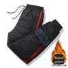 Men's Plus Velvet Thickened Cotton Trousers - Warm, Casual Autumn/Winter Sports Pants with Lambskin