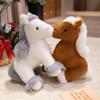 Long Mane Foal Plush Doll Simulation Cartoon Horse Stuffed Toy  Valentine's Day Gifts