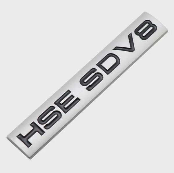 Металлический HSE SDV6 SDV8 роскошный логотип кузова эмблема наклейка для Land Rover Defender Discovery 4 5 Range Rover авто значок на багажник наклейка