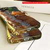 2DFlat Cute Bear Hugging Birch Tree in Sunlit Forest All inclusive film hard iPhone case, compatible with iPhone 18 Pro Max 17 16 15 14 13 12 11
